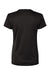 Paragon 203 Womens Vera Moisture Wicking Short Sleeve V-Neck T-Shirt Black Flat Back