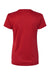 Paragon 203 Womens Vera Short Sleeve V-Neck T-Shirt Red Flat Back