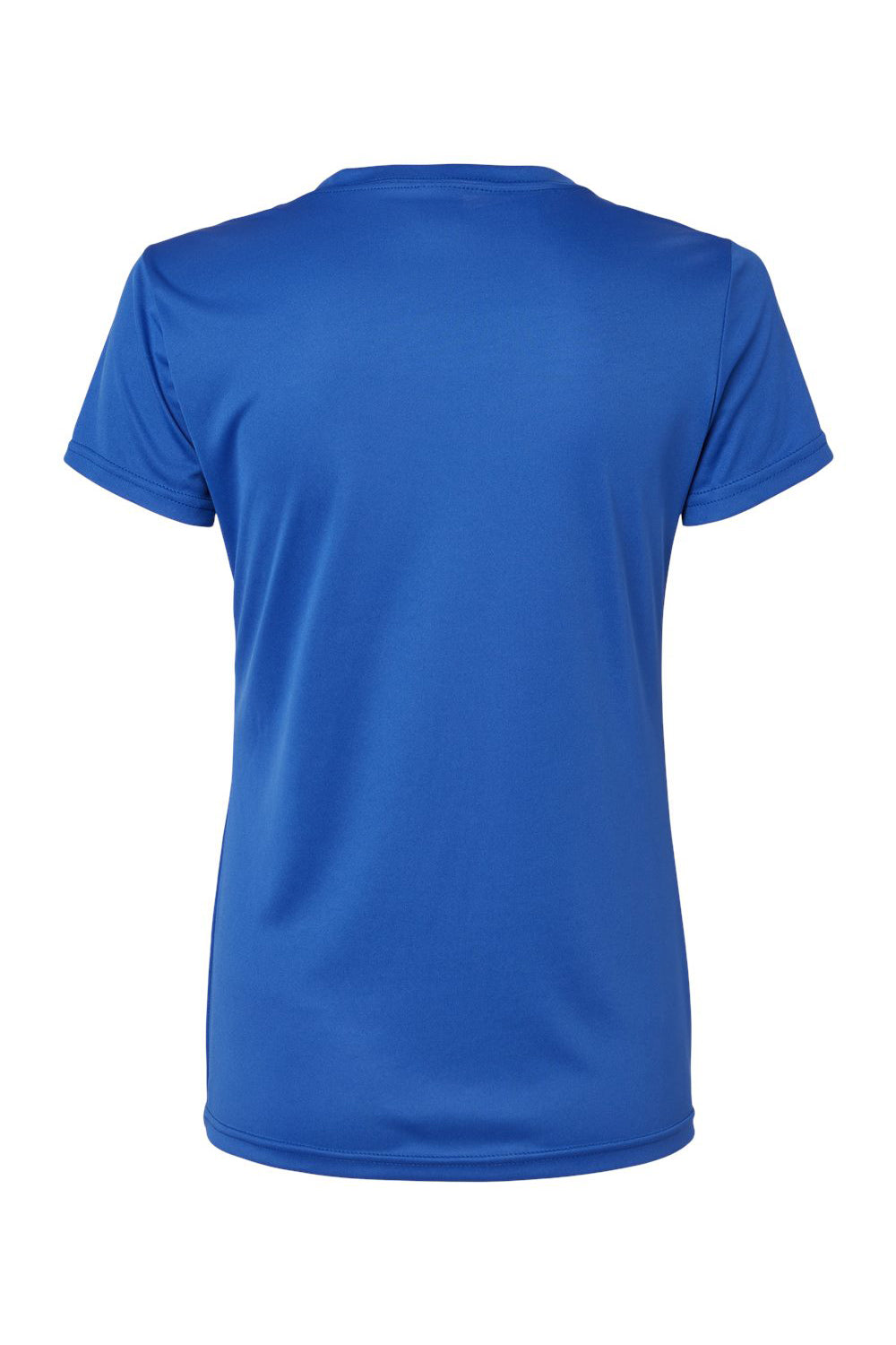 Paragon 203 Womens Vera Moisture Wicking Short Sleeve V-Neck T-Shirt Royal Blue Flat Back