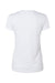 Paragon 203 Womens Vera Short Sleeve V-Neck T-Shirt White Flat Back