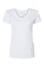 Paragon 203 Womens Vera Short Sleeve V-Neck T-Shirt White Flat Front