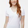Paragon Womens Vera Moisture Wicking Short Sleeve V-Neck T-Shirt - White