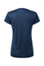 Paragon 204 Womens Islander Performance Short Sleeve Crewneck T-Shirt Navy Blue Flat Back
