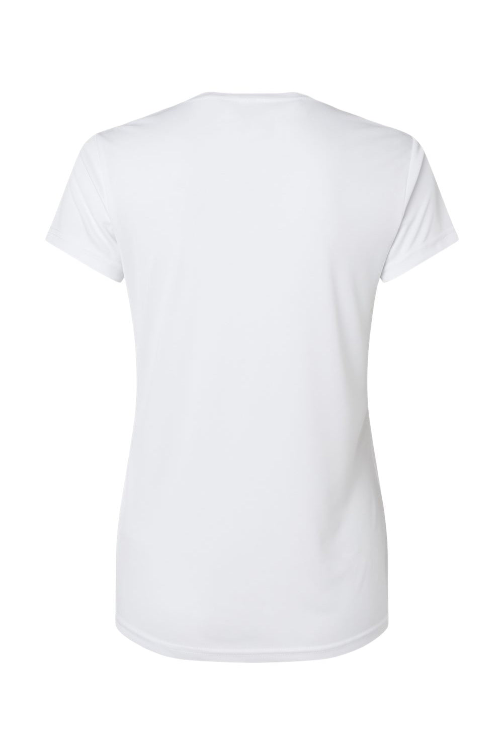Paragon 204 Womens Islander Performance Short Sleeve Crewneck T-Shirt White Flat Back