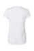 Paragon 204 Womens Islander Performance Moisture Wicking Short Sleeve Crewneck T-Shirt White Flat Back
