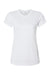 Paragon 204 Womens Islander Performance Moisture Wicking Short Sleeve Crewneck T-Shirt White Flat Front