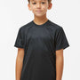 Paragon Youth Islander Performance Moisture Wicking Short Sleeve Crewneck T-Shirt - Black
