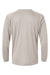 Paragon 210 Mens Islander Performance Moisture Wicking Long Sleeve Crewneck T-Shirt Sand Flat Back