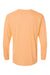 Paragon 210 Mens Islander Performance Moisture Wicking Long Sleeve Crewneck T-Shirt Coral Flat Back