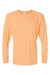 Paragon 210 Mens Islander Performance Moisture Wicking Long Sleeve Crewneck T-Shirt Coral Flat Front