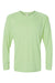 Paragon 210 Mens Islander Performance Moisture Wicking Long Sleeve Crewneck T-Shirt Limeade Green Flat Front