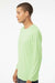 Paragon 210 Mens Islander Performance Moisture Wicking Long Sleeve Crewneck T-Shirt Limeade Green Model Side