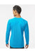 Paragon 210 Mens Islander Performance Long Sleeve Crewneck T-Shirt Turquoise Blue Model Back