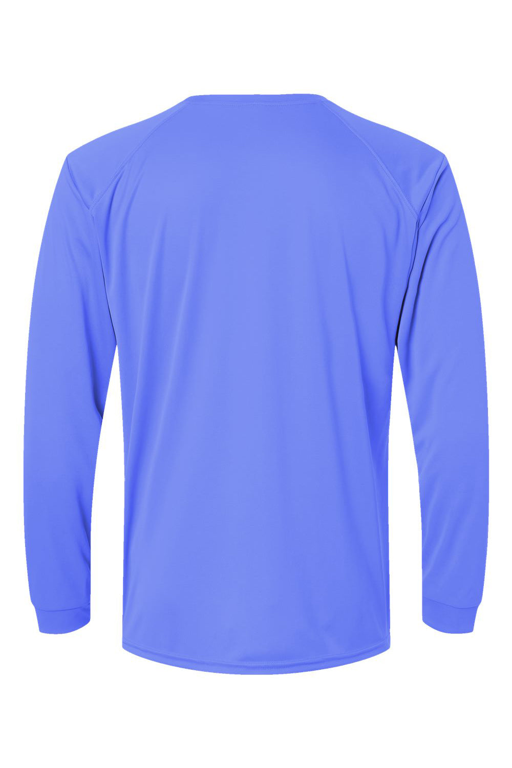 Paragon 210 Mens Islander Performance Moisture Wicking Long Sleeve Crewneck T-Shirt Bimini Blue Flat Back