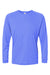 Paragon 210 Mens Islander Performance Moisture Wicking Long Sleeve Crewneck T-Shirt Bimini Blue Flat Front