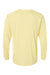 Paragon 210 Mens Islander Performance Moisture Wicking Long Sleeve Crewneck T-Shirt Pale Yellow Flat Back