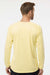 Paragon 210 Mens Islander Performance Moisture Wicking Long Sleeve Crewneck T-Shirt Pale Yellow Model Back