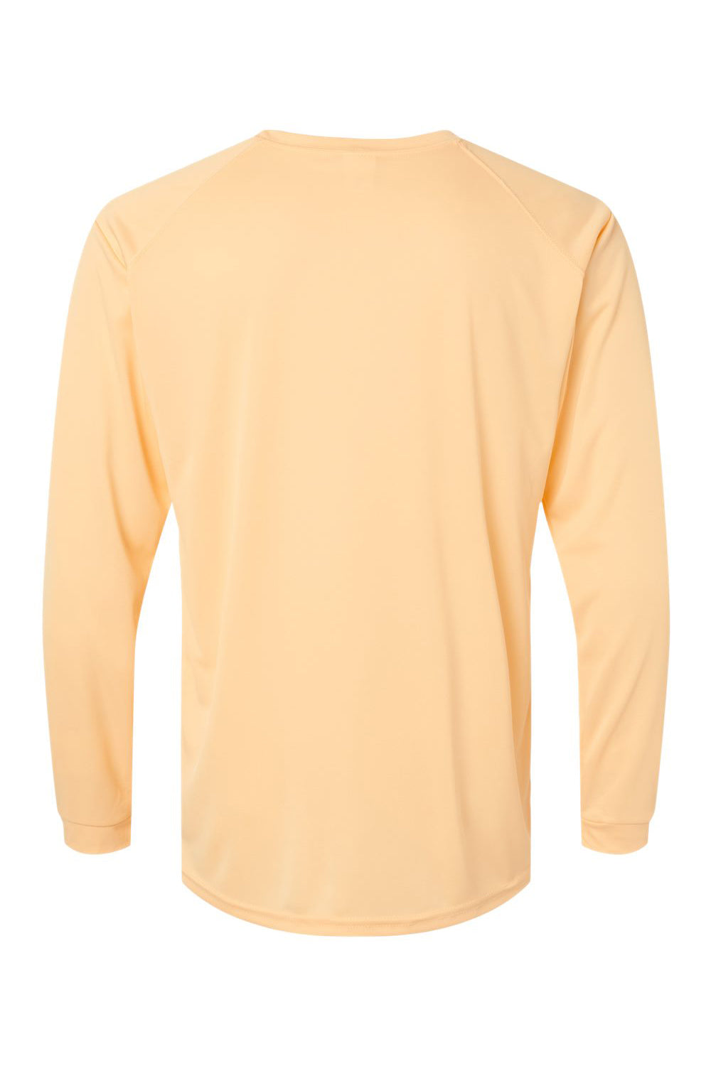 Paragon 210 Mens Islander Performance Long Sleeve Crewneck T-Shirt Peach Flat Back