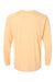 Paragon 210 Mens Islander Performance Moisture Wicking Long Sleeve Crewneck T-Shirt Peach Flat Back
