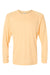 Paragon 210 Mens Islander Performance Moisture Wicking Long Sleeve Crewneck T-Shirt Peach Flat Front