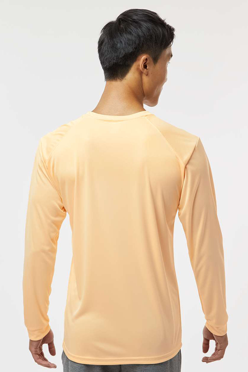 Paragon 210 Mens Islander Performance Moisture Wicking Long Sleeve Crewneck T-Shirt Peach Model Back