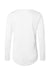 Paragon 214 Womens Islander Performance Long Sleeve Scoop Neck T-Shirt White Flat Back