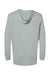 Paragon 220 Mens Bahama Performance Moisture Wicking Long Sleeve Hooded T-Shirt Hoodie Medium Grey Flat Back