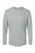 Paragon 220 Mens Bahama Performance Moisture Wicking Long Sleeve Hooded T-Shirt Hoodie Medium Grey Flat Front