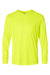 Paragon 220 Mens Bahama Performance Moisture Wicking Long Sleeve Hooded T-Shirt Hoodie Safety Green Flat Front