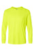 Paragon 220 Mens Bahama Performance Long Sleeve Hooded T-Shirt Hoodie Safety Green Flat Front