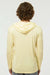 Paragon 220 Mens Bahama Performance Moisture Wicking Long Sleeve Hooded T-Shirt Hoodie Pale Yellow Model Back