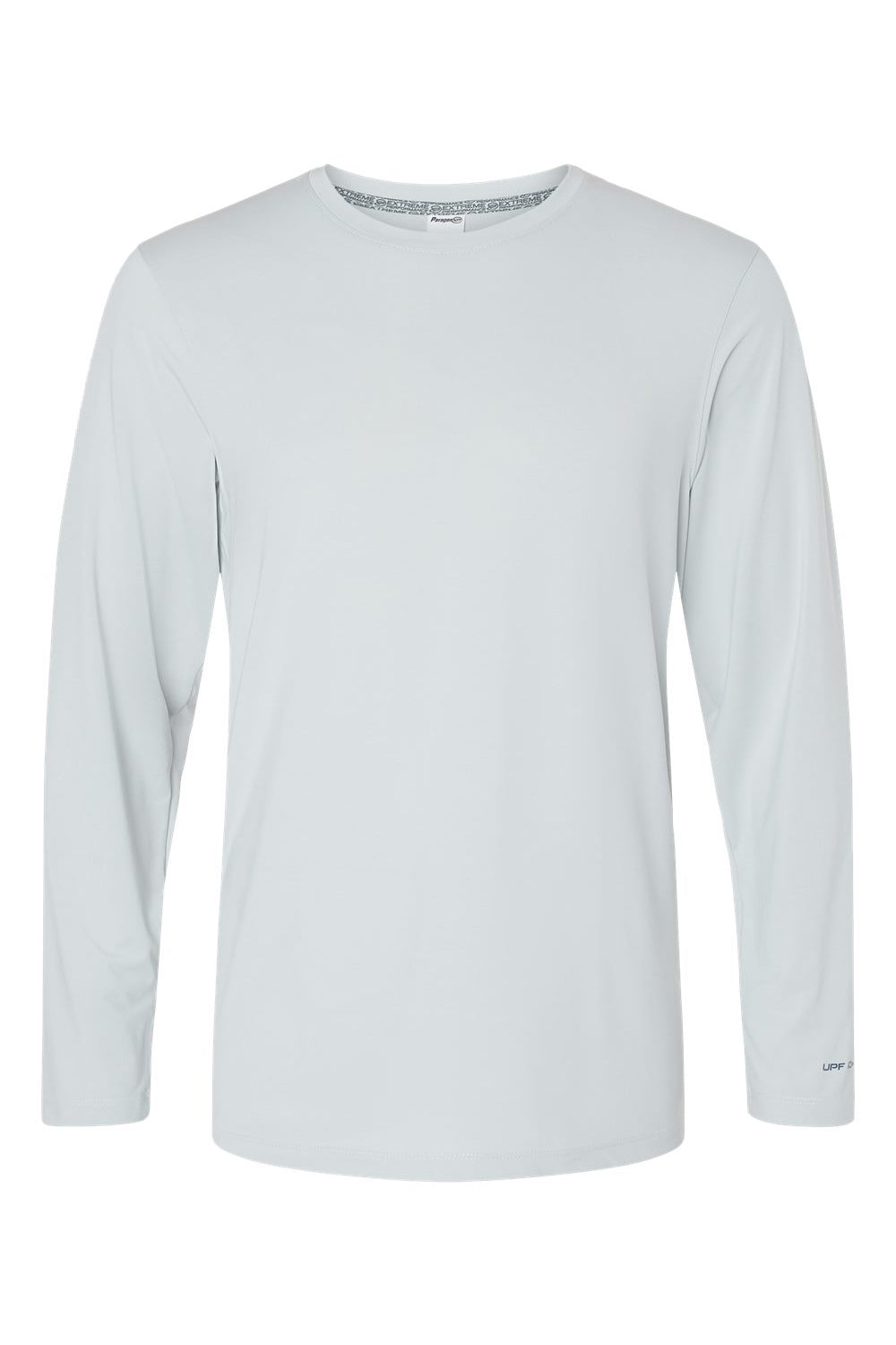 Paragon 222 Mens Aruba Extreme Performance Moisture Wicking Long Sleeve Crewneck T-Shirt Aluminum Grey Flat Front