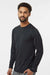 Paragon 222 Mens Aruba Extreme Performance Moisture Wicking Long Sleeve Crewneck T-Shirt Black Model Side
