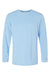 Paragon 222 Mens Aruba Extreme Performance Moisture Wicking Long Sleeve Crewneck T-Shirt Blue Mist Flat Front