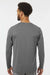 Paragon 222 Mens Aruba Extreme Performance Moisture Wicking Long Sleeve Crewneck T-Shirt Medium Grey Model Back