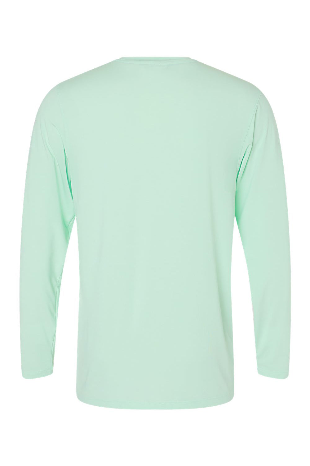 Paragon 222 Mens Aruba Extreme Performance Moisture Wicking Long Sleeve Crewneck T-Shirt Mint Green Flat Back