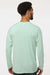 Paragon 222 Mens Aruba Extreme Performance Moisture Wicking Long Sleeve Crewneck T-Shirt Mint Green Model Back