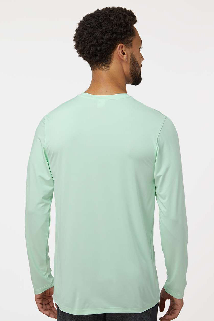 Paragon 222 Mens Aruba Extreme Performance Moisture Wicking Long Sleeve Crewneck T-Shirt Mint Green Model Back