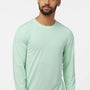 Paragon Mens Aruba Extreme Performance Moisture Wicking Long Sleeve Crewneck T-Shirt - Mint Green