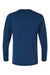Paragon 222 Mens Aruba Extreme Performance Moisture Wicking Long Sleeve Crewneck T-Shirt Navy Blue Flat Back