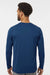 Paragon 222 Mens Aruba Extreme Performance Moisture Wicking Long Sleeve Crewneck T-Shirt Navy Blue Model Back
