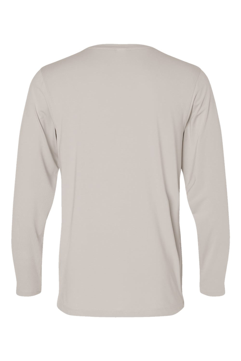 Paragon 222 Mens Aruba Extreme Performance Moisture Wicking Long Sleeve Crewneck T-Shirt Sand Flat Back