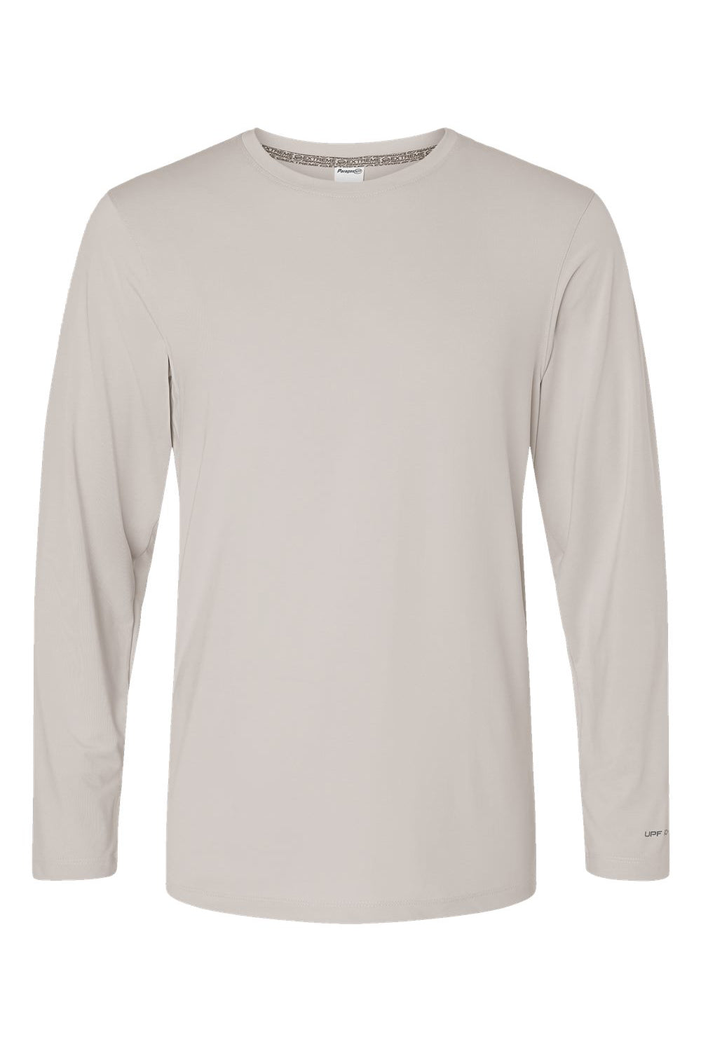 Paragon 222 Mens Aruba Extreme Performance Moisture Wicking Long Sleeve Crewneck T-Shirt Sand Flat Front