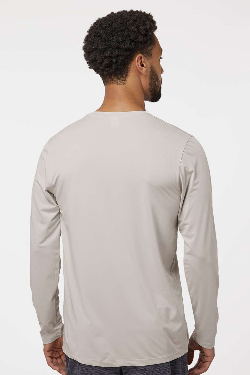 Paragon 222 Mens Aruba Extreme Performance Moisture Wicking Long Sleeve Crewneck T-Shirt Sand Model Back