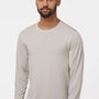 Paragon Mens Aruba Extreme Performance Moisture Wicking Long Sleeve Crewneck T-Shirt - Sand