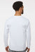 Paragon 222 Mens Aruba Extreme Performance Moisture Wicking Long Sleeve Crewneck T-Shirt White Model Back