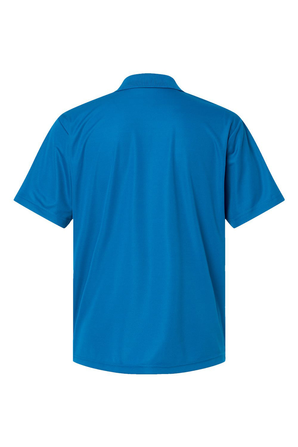 Paragon 500 Mens Sebring Performance Moisture Wicking Short Sleeve Polo Shirt Turquoise Blue Flat Back