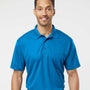 Paragon Mens Sebring Performance Moisture Wicking Short Sleeve Polo Shirt - Turquoise Blue - NEW