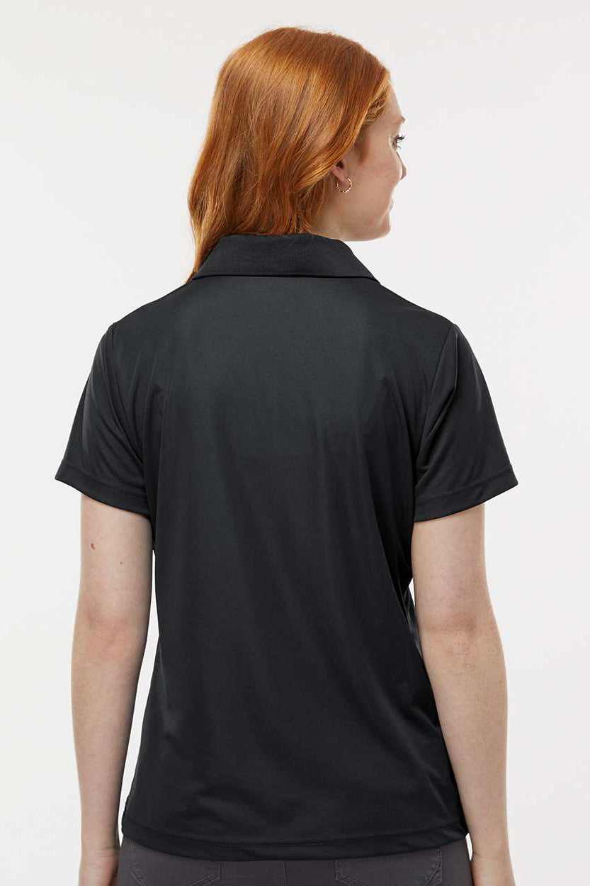 Paragon 504 Womens Sebring Performance Moisture Wicking Short Sleeve Polo Shirt Black Model Back