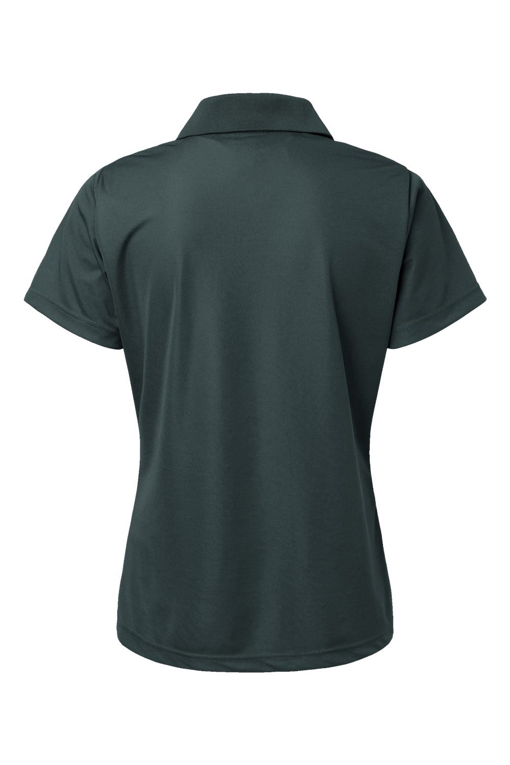 Paragon 504 Womens Sebring Performance Short Sleeve Polo Shirt Carbon Grey Flat Back
